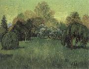 Vincent Van Gogh The Poet-s Garden oil painting on canvas